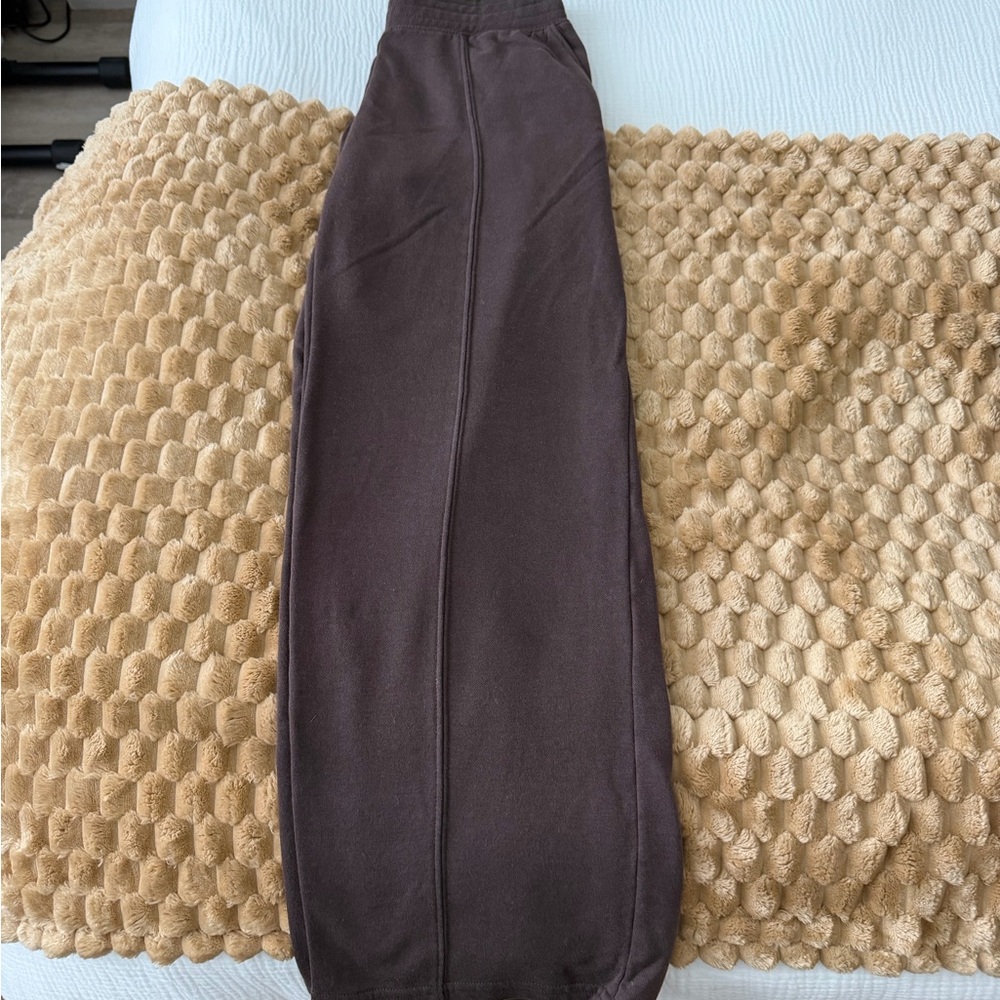 Divided Brown straight let sweatpants